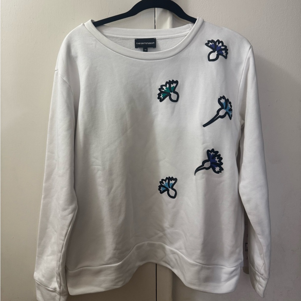 EMPORIO ARMANI crew neck SWEATSHIRT. Size 44